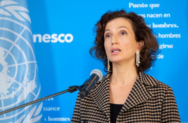 Audrey Azoulay reeleita Directora-Geral da UNESCO